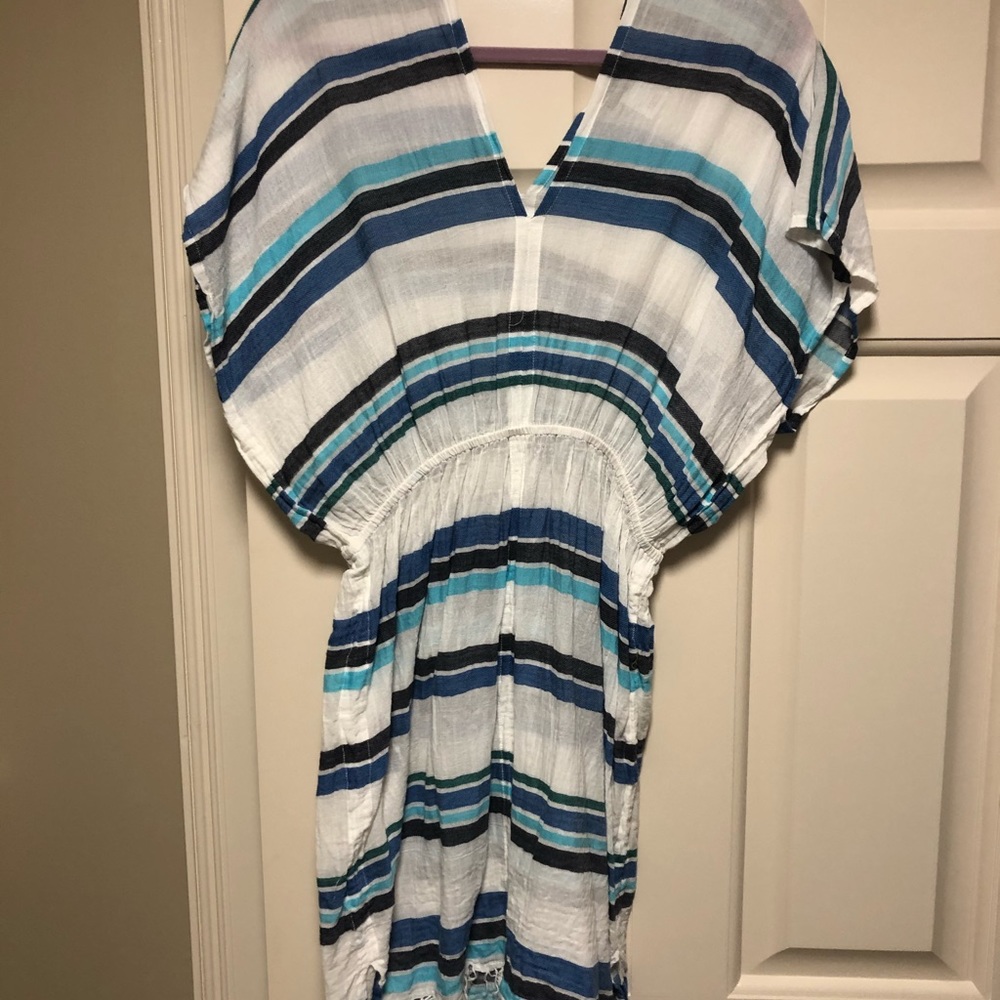 Tommy Bahama beach striped coverup